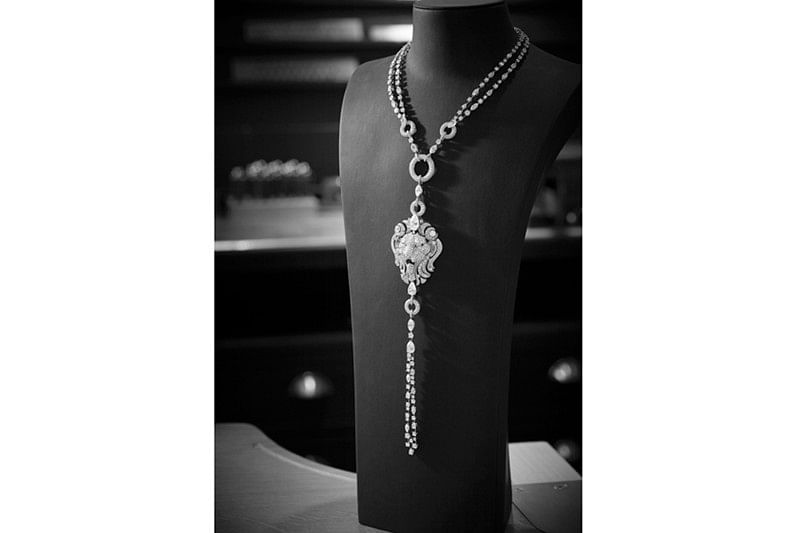Chanel CC and Lion Head Faux Pearl and Crystals Necklace Chanel  TLC