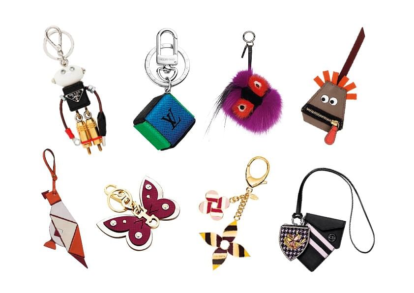 Shop These Designer Keychains & Bag Charms From Dior, Prada & More