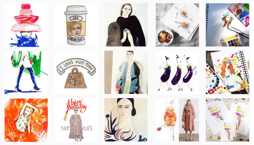 Instagram illustrators