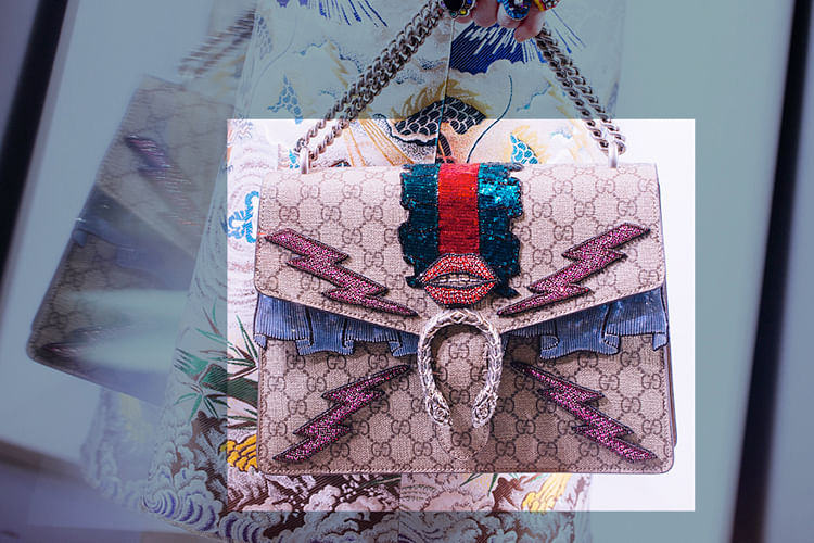 GUCCI Dionysus Small shoulder bag Suede New MSRP $2890