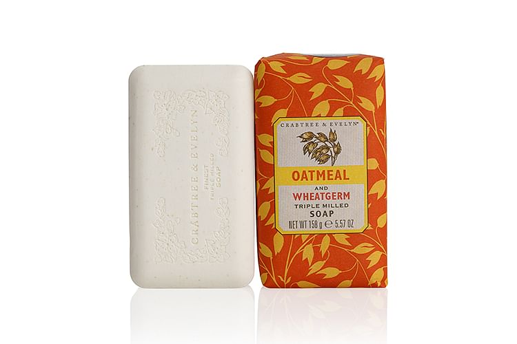 Crabtree Evelyn Triple offers Milled Soap Vetiver Crabapple Avocado Oatmeal Pear~SET/5