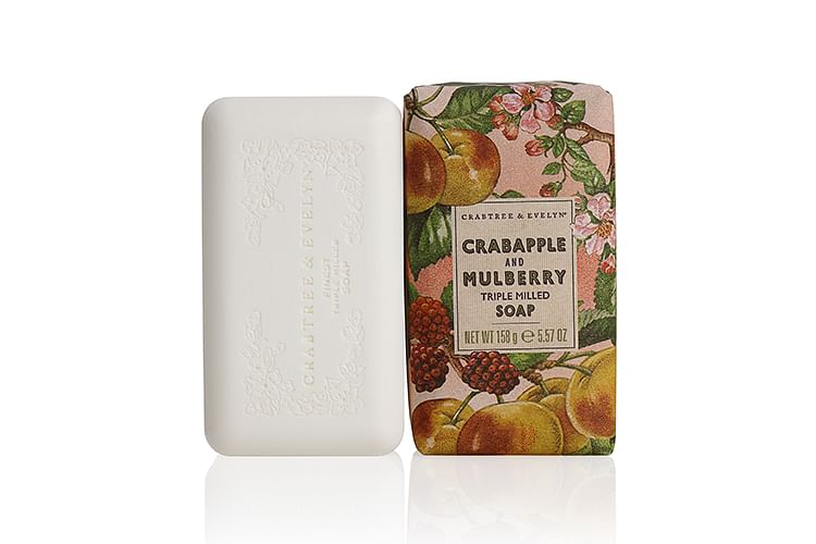 Sold Crabtree Evelyn Triple Milled Soap Vetiver Crabapple Avocado Oatmeal Pear~SET/5