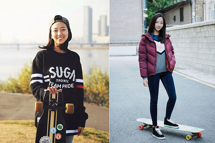 This Korean Longboard Skater Girl Has Got Style In Spades