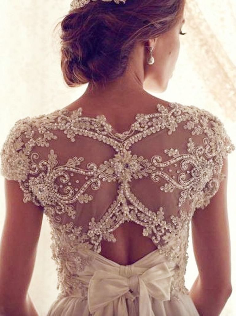 The Tattoo Lace Wedding Dress Trend: 5 Beautiful Lace Illusion
