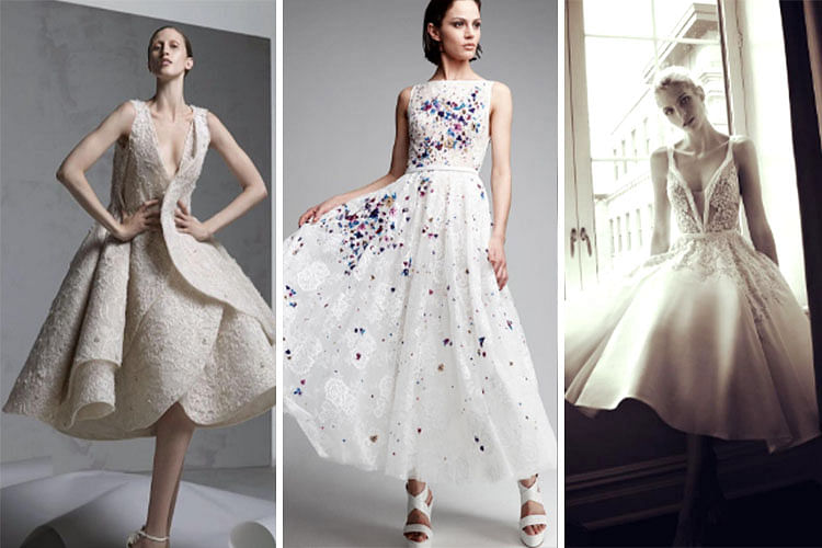 So Romantic! 12 Midi Wedding Dresses From The Latest Collections!