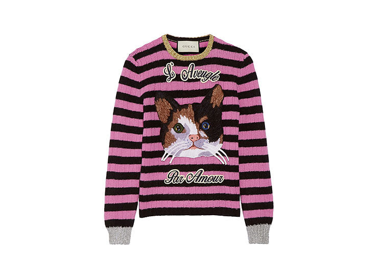 Gucci cat jumper best sale