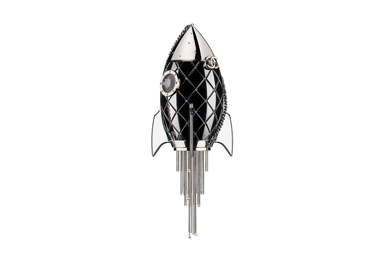 Chanel Limited Edition Black Lucite And Crystal Rocket Ship Evening Bag  Silver Hardware 2017 Available For Immediate Sale At Sothebys