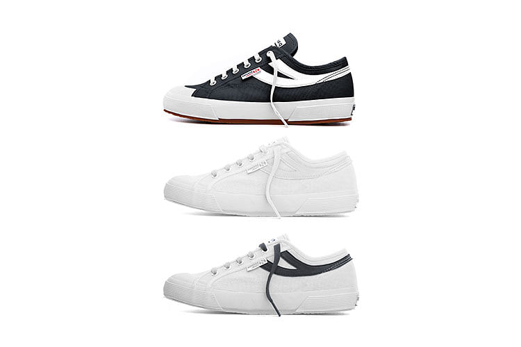 Superga store panatta navy