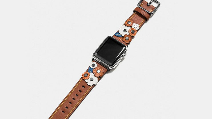 Coach apple watch strap with charms sale