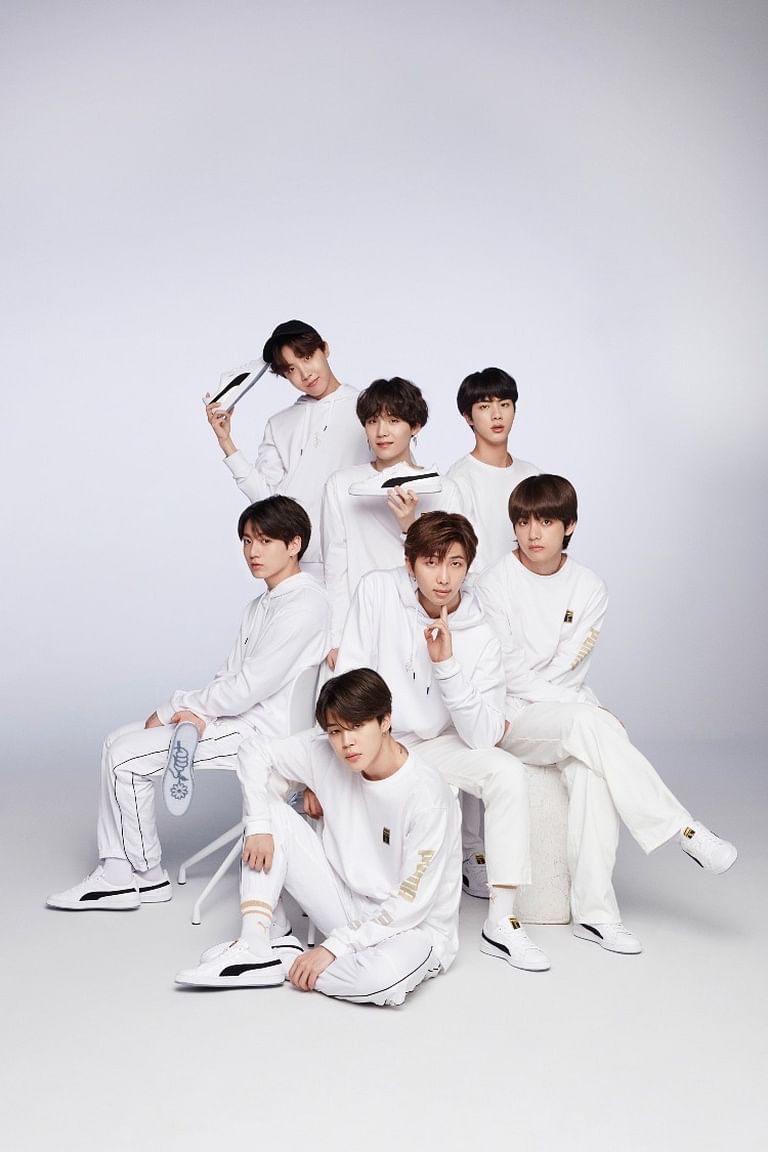 Puma and sale bts shoes