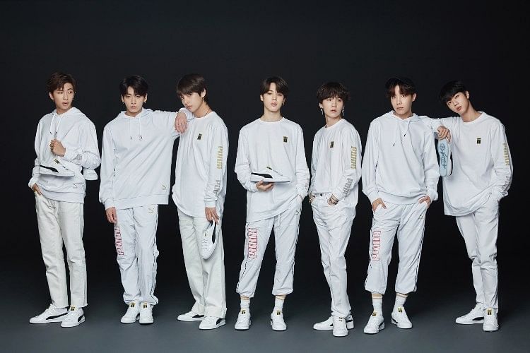 Puma Collaborates With BTS On The Basket Sneaker, Retail In Singapore