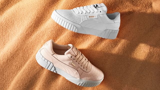 Puma Cilia chunky sneakers in white and beige - exclusive to ASOS | ASOS