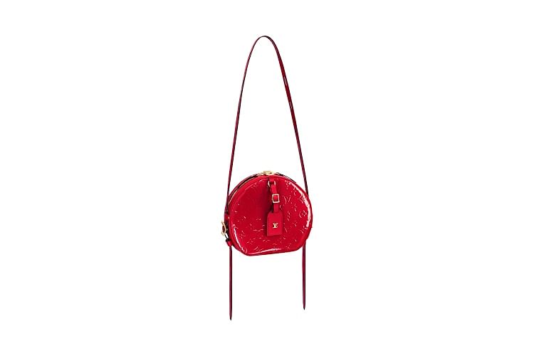 Louis Vuitton Toupie Handbag Vernis Red