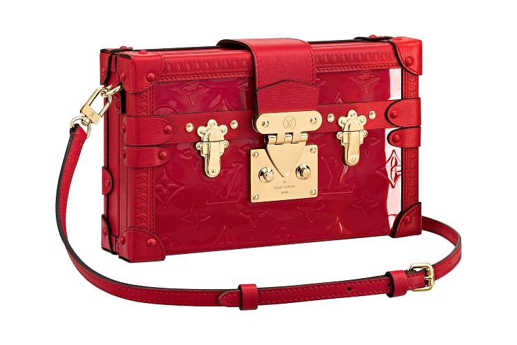 Louis Vuitton Toupie Handbag Vernis Red