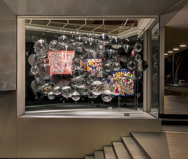 Hermes' latest window display is a crocheted underwater dream