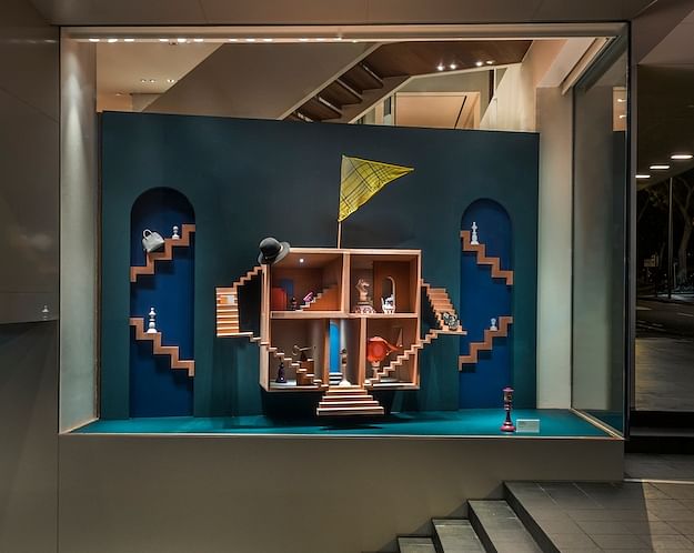 French artist honours Abu Dhabi through Hermes window display