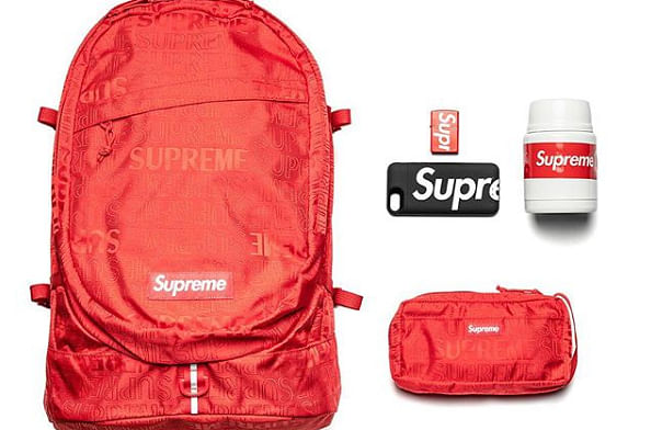 Supreme 2022 SS Unisex Street Style Collaboration Skater Style Backpacks