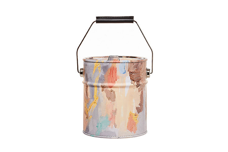 Moschino paint discount can bag