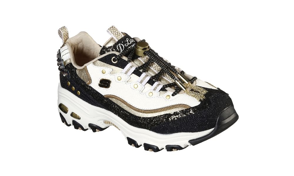 White skechers with on sale rhinestones