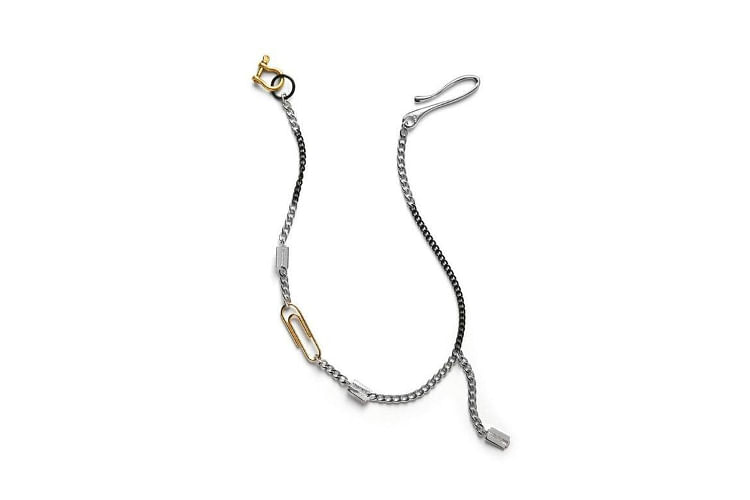 NIB OFF-WHITE C/O VIRGIL ABLOH Silver Papclip Cuff Bracelet Size