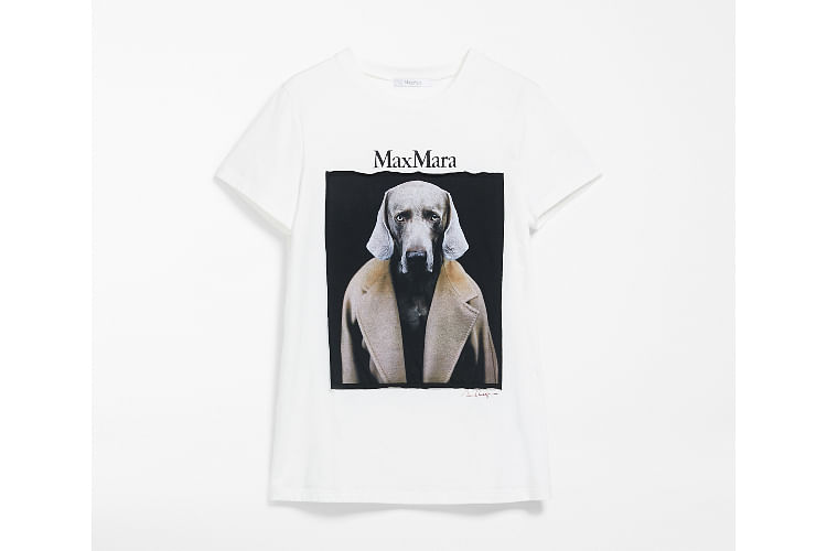 人気商品・アウトレット ◇MAX MARA◇【Wegman/Tシャツ】◇Dogs in ...