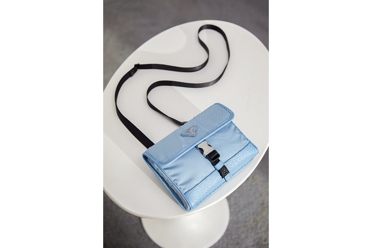 Prada Re-Nylon smartphone case, Blue