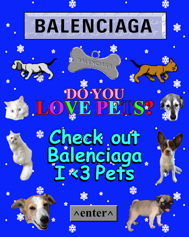Balenciaga I LOVE PETS Capsule Release Information  Hypebeast