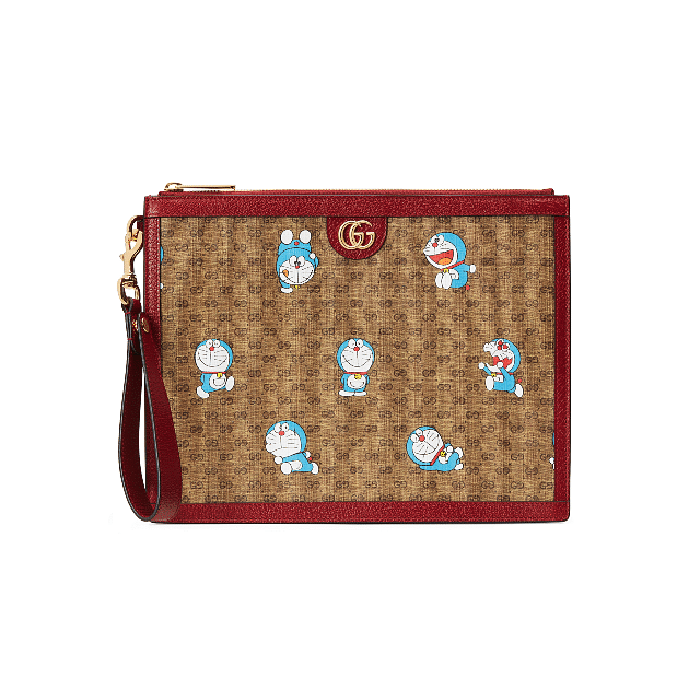 gucci doraemon clutch