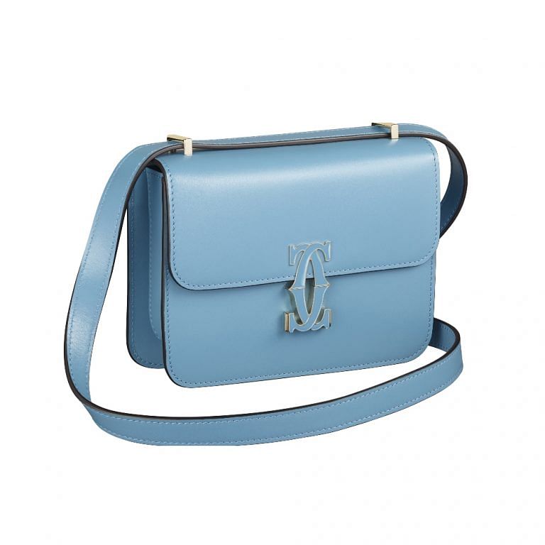 Coach C logo sequin double step silver leather purse shoulder bag messenger  | eBay