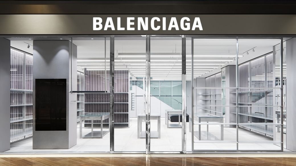 Balenciaga's London Store Is Now Covered in Pink Fur - Take a Look