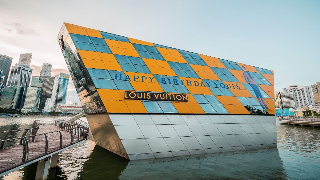 A travel destination on its own right, Louis Vuitton Island In Singapore