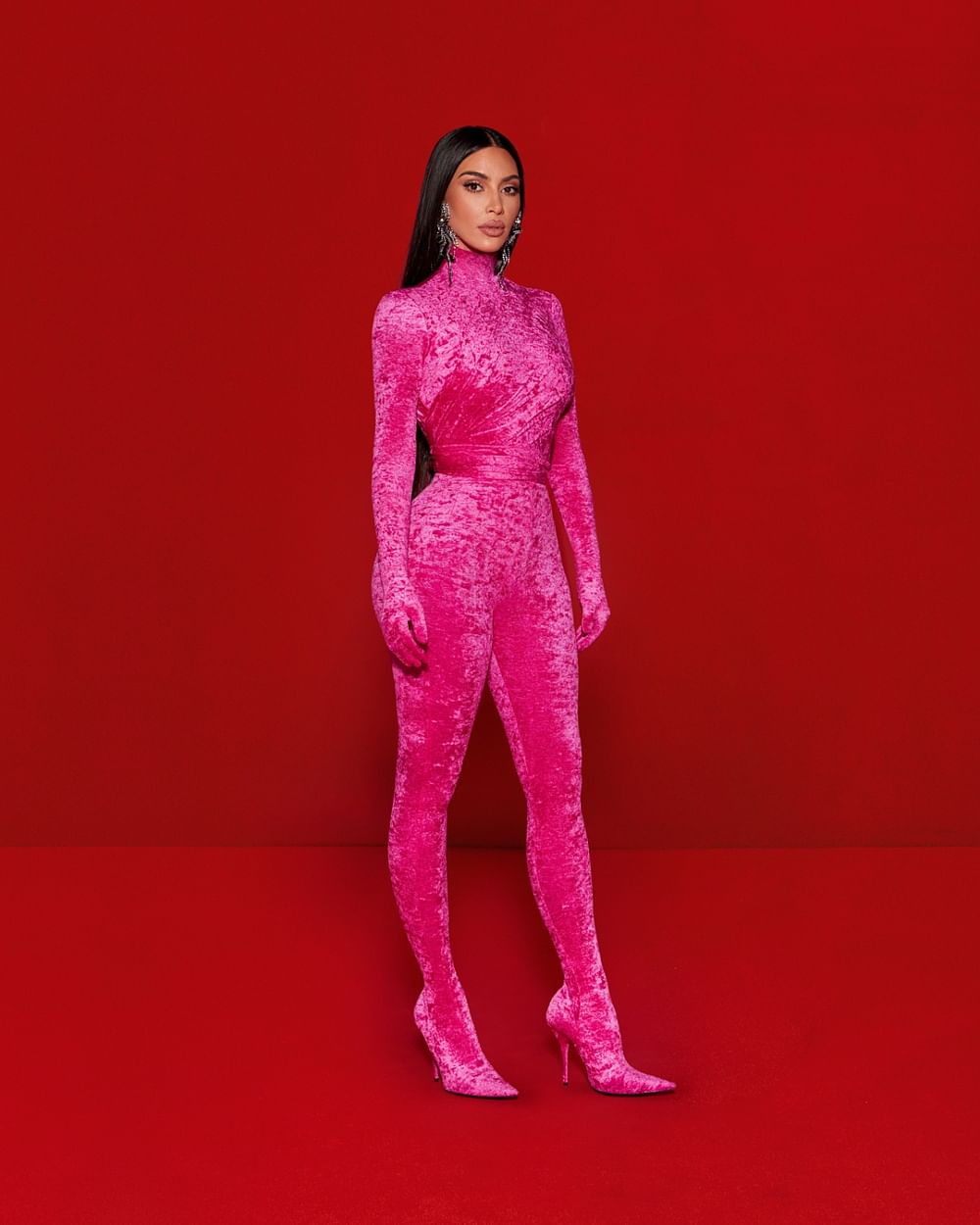 Kim Kardashian's Balenciaga Outfits For SNL Are Quite Meta