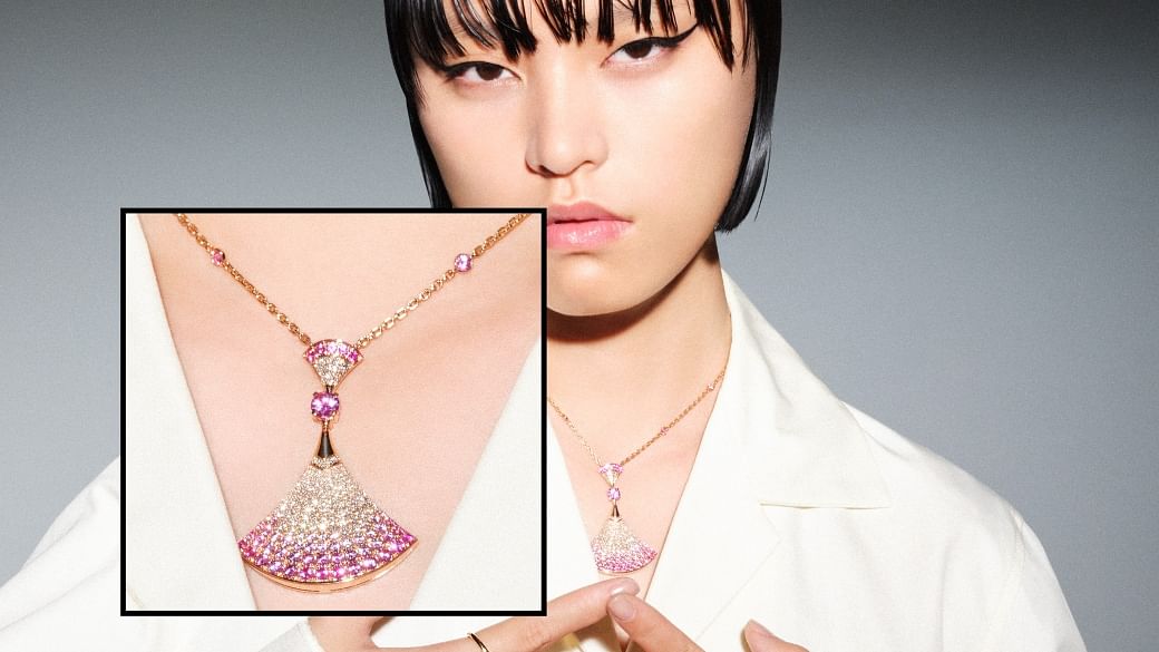 Bvlgari 18K Rose Gold MOP Diamond Diva's Dream Necklace – THE CLOSET