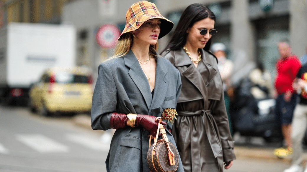 Louis Vuitton Denim Bucket hat, Women's Fashion, Watches