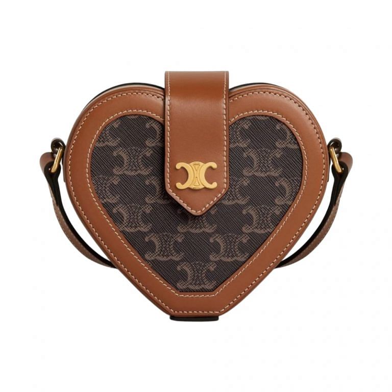 lv heart shaped handbag