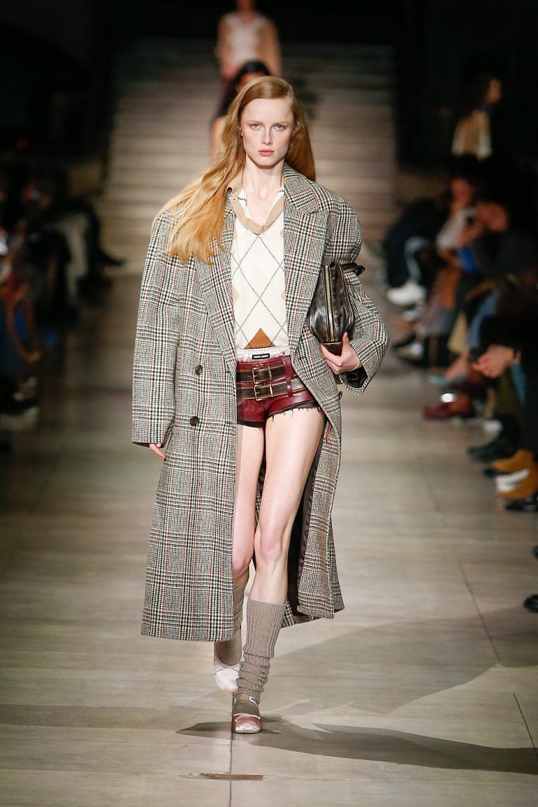 Show Notes: Menswear, Micro Mini Skirts And More At Miu Miu