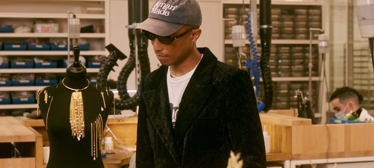 First behind-the-scenes look at the Chanel-Pharrell collection
