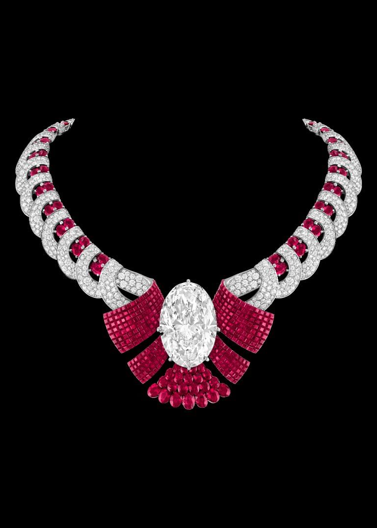 Atours Mysterieux ruby and diamond necklace Van Cleef and Arpels