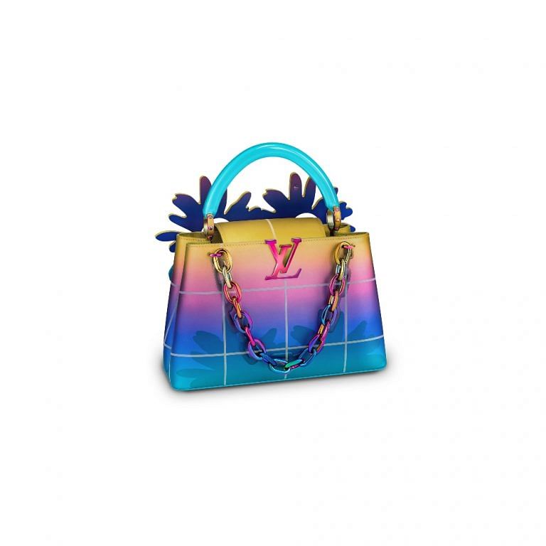 Louis Vuitton Josh Smith Multicolor Embroidered Textile ArtyCapucines Bag  Gold And Pearwood Hardware, 2020 Available For Immediate Sale At Sotheby's