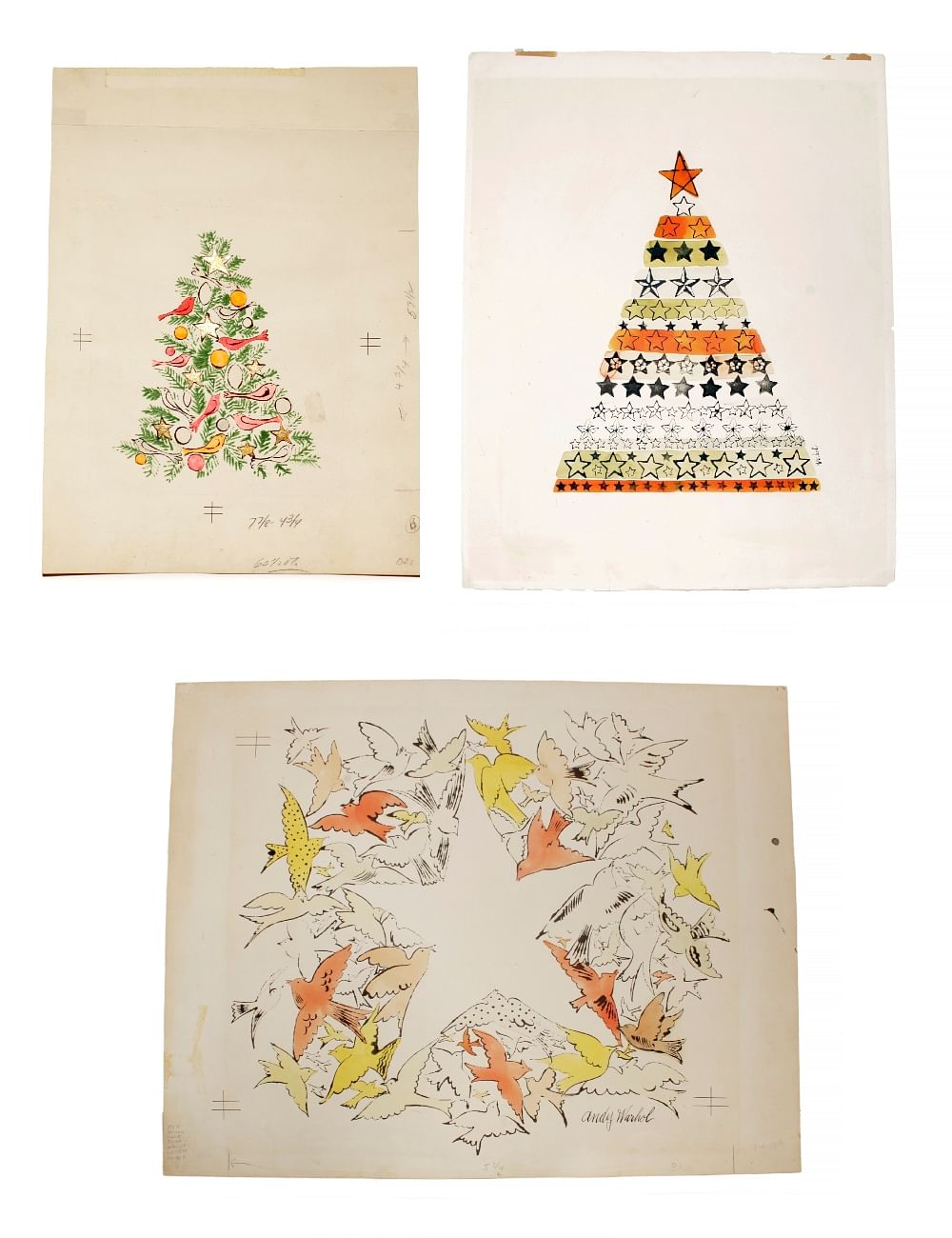 Tiffany Brings Back Andy Warhol Holiday Illustrations For Christmas