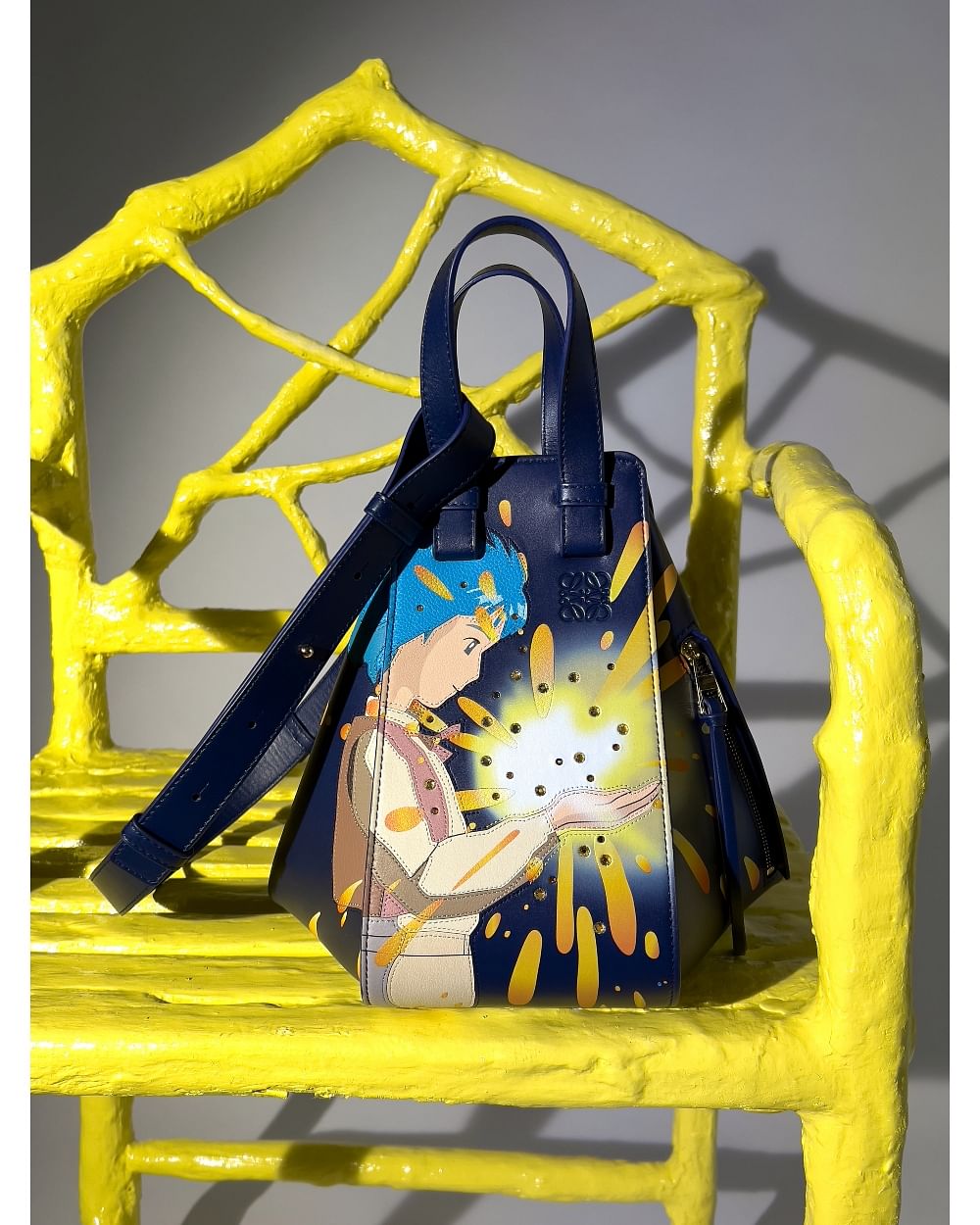 Loewe X Howl's Moving Castle Calcifer Leather Bag Charm