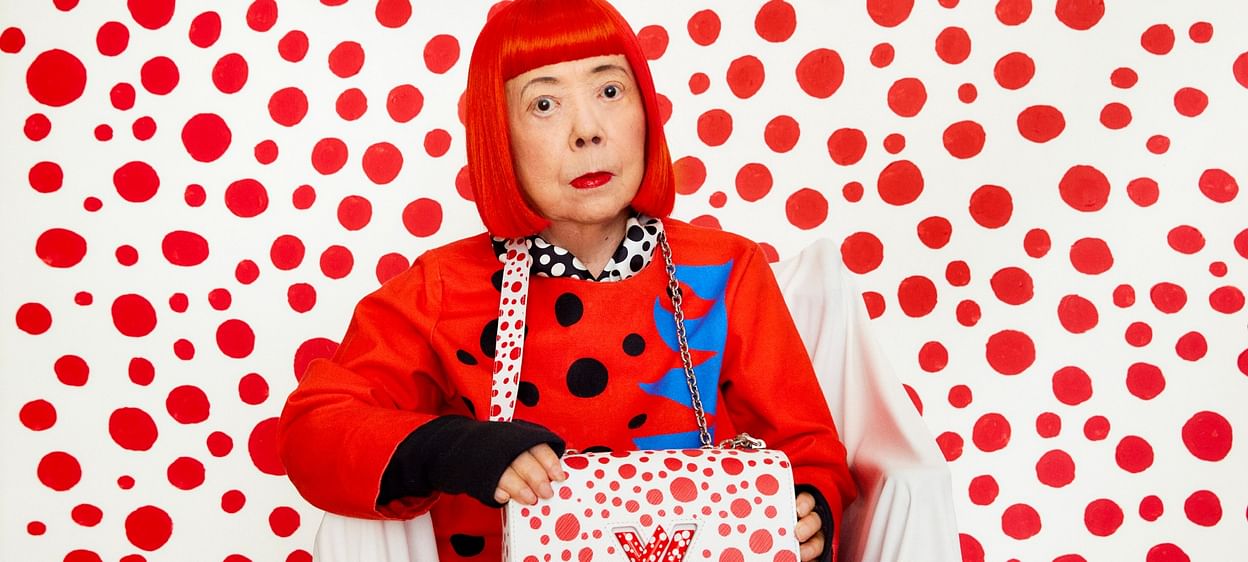 Louis Vuitton x Yayoi Kusama Psychedelic Flower Embroidered