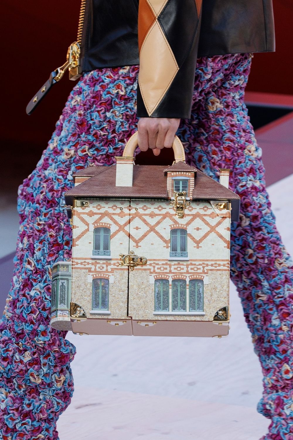 Jaden Smith's Louis Vuitton Dollhouse Bag at Fall 2023 Show