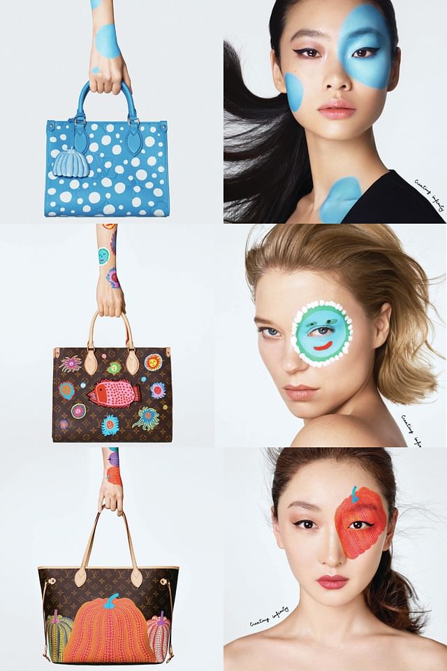 Louis Vuitton multi x Yayoi Kusama Nano Noé Bucket Bag