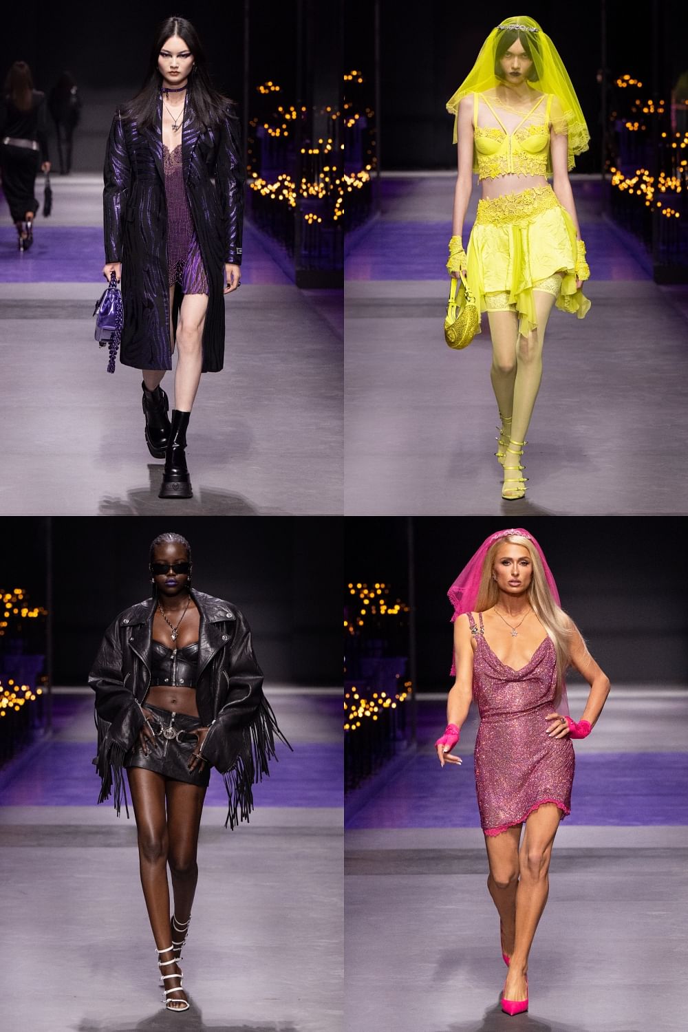 Versace dress in lilac  Beautiful dresses, Runway fashion, Fashion
