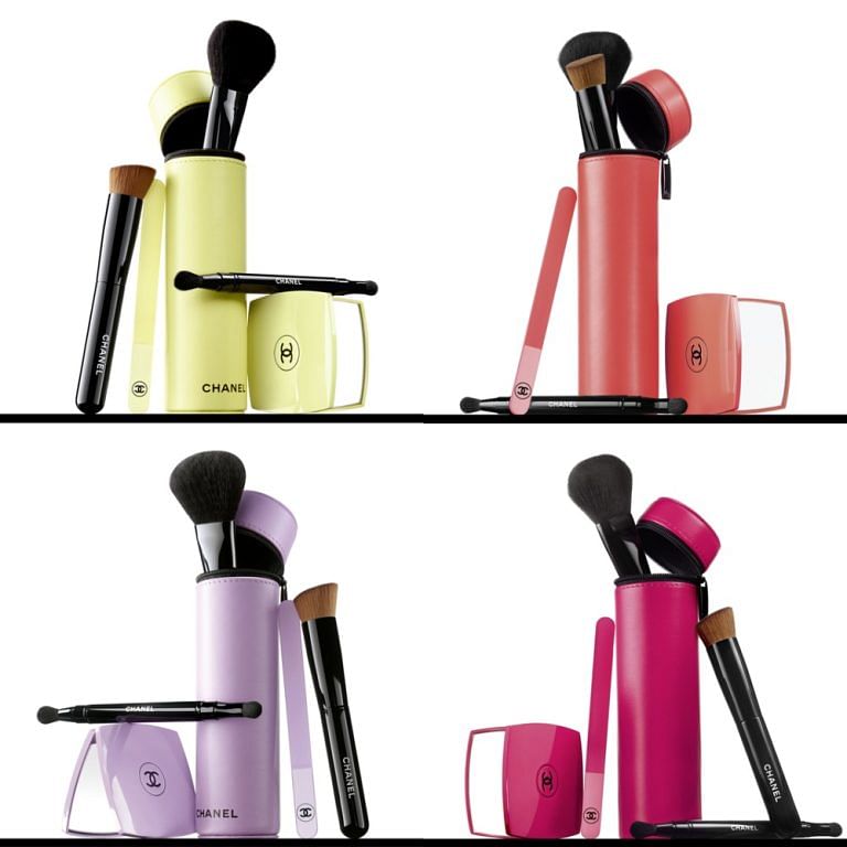 CHANEL, Makeup, Chanel Limited Edition Brush Set And Mirror Ballerina