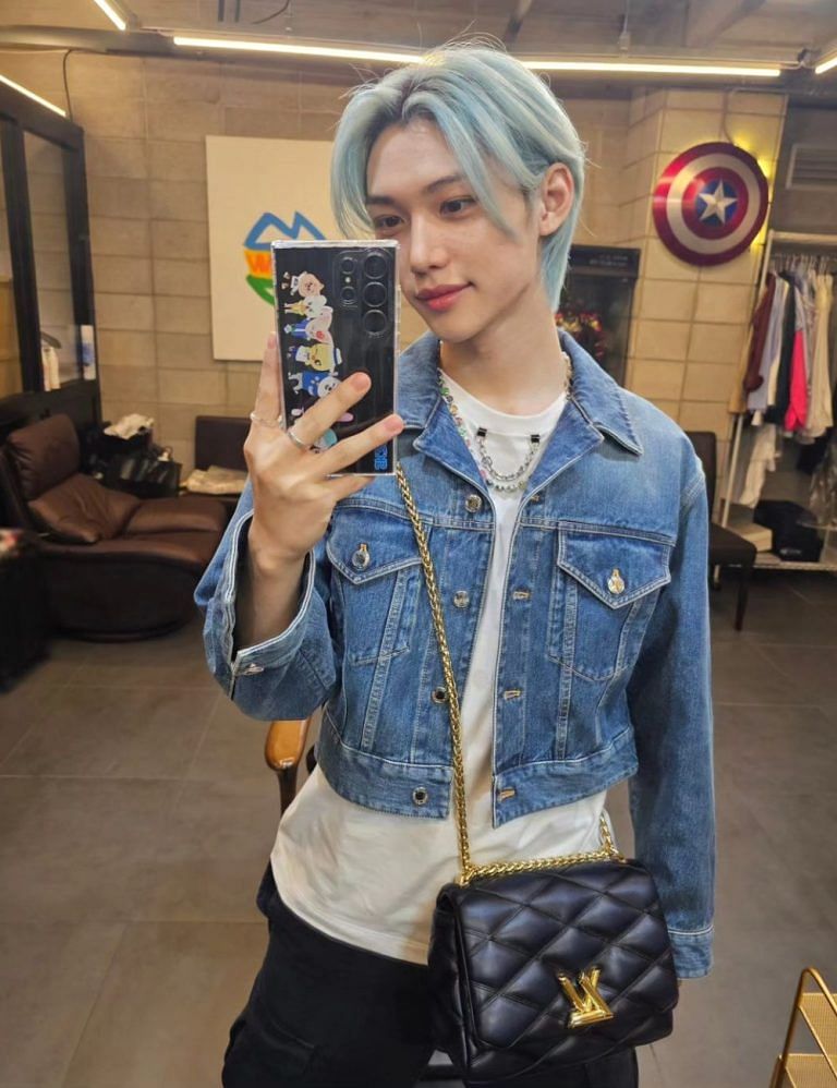 Viral Takes on X: Stray Kids' Felix wears Louis Vuitton's Ready to Wear  Suede Jacket for LV's Cruise 2024 show in Italy.  /  X