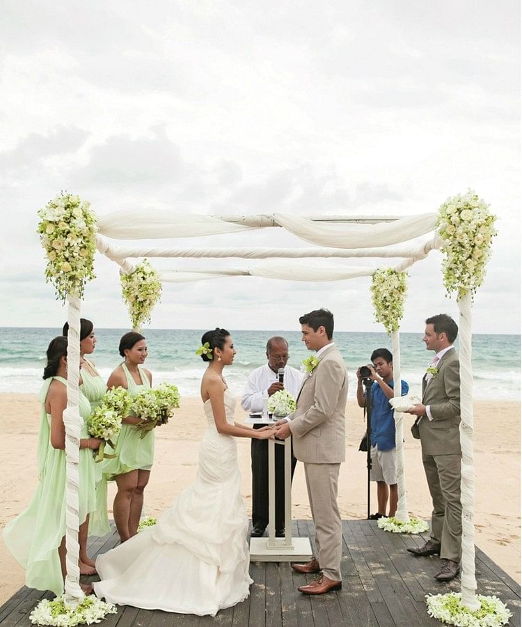 A Romantic Beachside Wedding In Phuket Thailand 3