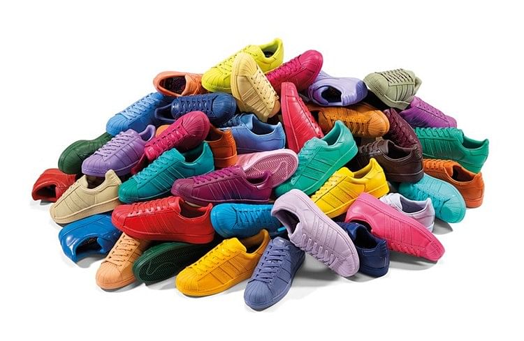 Pharrell x Adidas Originals Superstar in 50 Colours Makes Us Happy Female Singapore