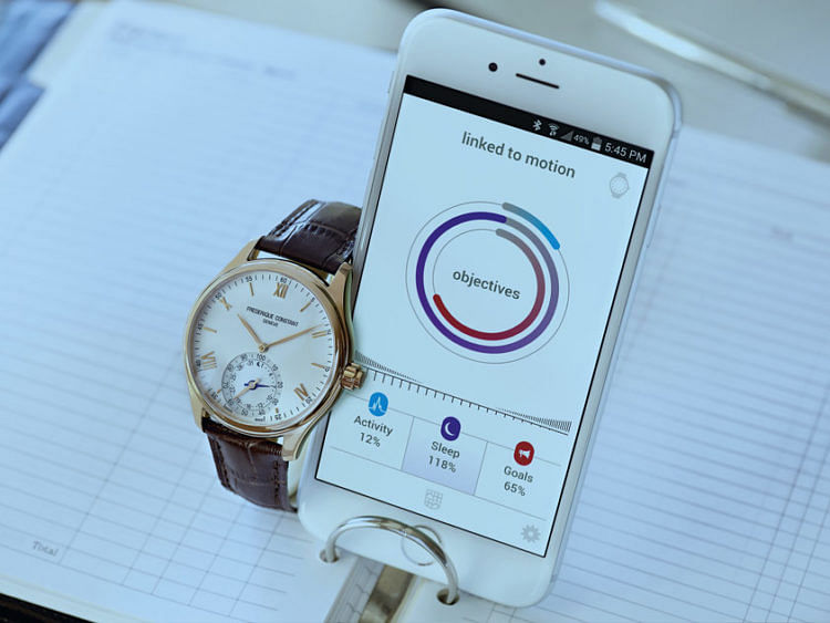 smart watch frederique constant swiss horological smartwatch